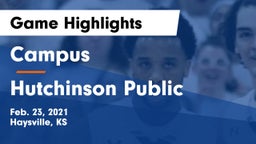 Campus  vs Hutchinson Public  Game Highlights - Feb. 23, 2021