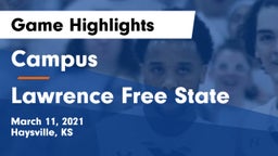 Campus  vs Lawrence Free State  Game Highlights - March 11, 2021