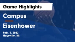 Campus  vs Eisenhower Game Highlights - Feb. 4, 2022