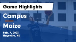 Campus  vs Maize  Game Highlights - Feb. 7, 2023
