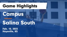 Campus  vs Salina South  Game Highlights - Feb. 10, 2023