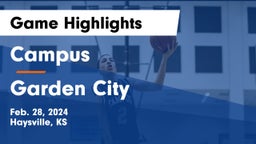 Campus  vs Garden City  Game Highlights - Feb. 28, 2024