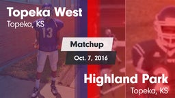 Matchup: Topeka West vs. Highland Park  2016