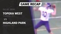 Recap: Topeka West  vs. Highland Park  2016