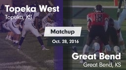 Matchup: Topeka West vs. Great Bend  2016