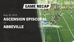 Recap: Ascension Episcopal  vs. Abbeville  2015