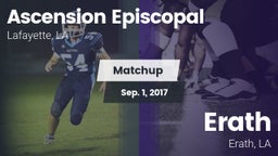Matchup: Ascension Episcopal vs. Erath  2017