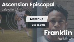 Matchup: Ascension Episcopal vs. Franklin  2018