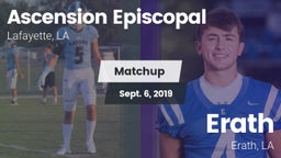 Matchup: Ascension Episcopal vs. Erath  2019