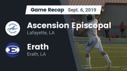 Recap: Ascension Episcopal  vs. Erath  2019