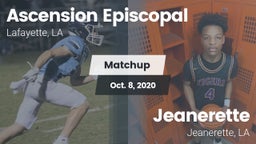 Matchup: Ascension Episcopal vs. Jeanerette  2020