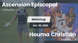 Matchup: Ascension Episcopal vs. Houma Christian  2020