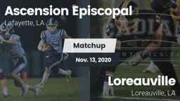 Matchup: Ascension Episcopal vs. Loreauville  2020