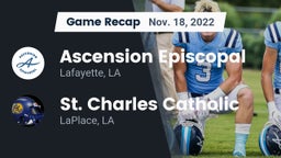 Recap: Ascension Episcopal  vs. St. Charles Catholic  2022