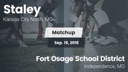 Matchup: Staley  vs. Fort Osage School District 2016