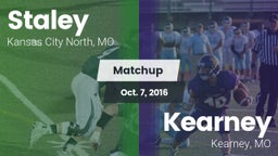 Matchup: Staley  vs. Kearney  2016