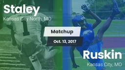 Matchup: Staley  vs. Ruskin  2017