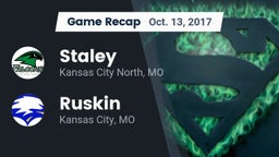 Recap: Staley  vs. Ruskin  2017
