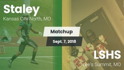 Matchup: Staley  vs. LSHS 2018