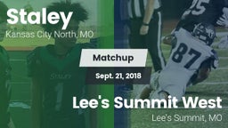 Matchup: Staley  vs. Lee's Summit West  2018