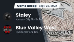 Recap: Staley  vs. Blue Valley West  2022