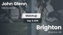 Matchup: John Glenn HS vs. Brighton  2016