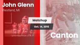 Matchup: John Glenn HS vs. Canton  2016