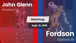 Matchup: John Glenn HS vs. Fordson  2018
