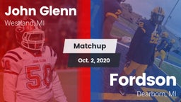 Matchup: John Glenn HS vs. Fordson  2020