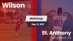 Matchup: (Woodrow) Wilson Hig vs. St. Anthony  2017