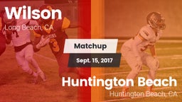 Matchup: (Woodrow) Wilson Hig vs. Huntington Beach  2017