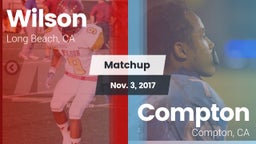 Matchup: (Woodrow) Wilson Hig vs. Compton  2017