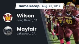 Recap: Wilson  vs. Mayfair  2017