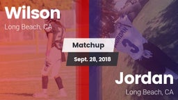 Matchup: (Woodrow) Wilson Hig vs. Jordan  2018