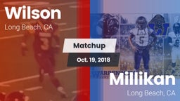 Matchup: (Woodrow) Wilson Hig vs. Millikan  2018