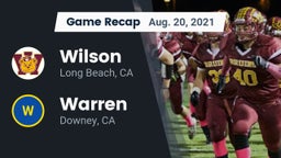 Recap: Wilson  vs. Warren  2021