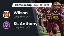 Recap: Wilson  vs. St. Anthony  2021