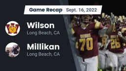 Recap: Wilson  vs. Millikan  2022