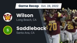 Recap: Wilson  vs. Saddleback  2022
