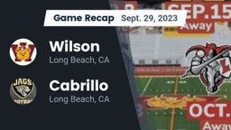 Recap: Wilson  vs. Cabrillo  2023