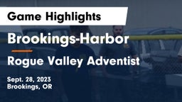 Brookings-Harbor  vs Rogue Valley Adventist Game Highlights - Sept. 28, 2023