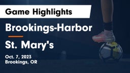 Brookings-Harbor  vs St. Mary's  Game Highlights - Oct. 7, 2023