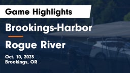 Brookings-Harbor  vs Rogue River  Game Highlights - Oct. 10, 2023