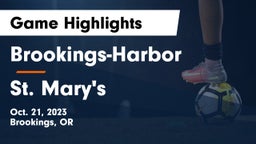 Brookings-Harbor  vs St. Mary's  Game Highlights - Oct. 21, 2023