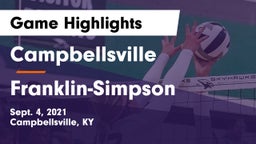 Campbellsville  vs Franklin-Simpson  Game Highlights - Sept. 4, 2021