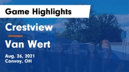 Crestview  vs Van Wert Game Highlights - Aug. 26, 2021