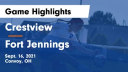 Crestview  vs Fort Jennings  Game Highlights - Sept. 16, 2021