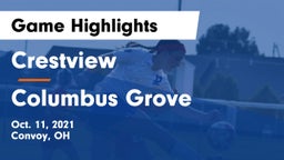 Crestview  vs Columbus Grove Game Highlights - Oct. 11, 2021