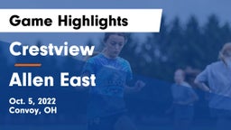 Crestview  vs Allen East  Game Highlights - Oct. 5, 2022