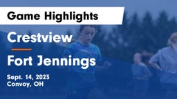 Crestview  vs Fort Jennings Game Highlights - Sept. 14, 2023
